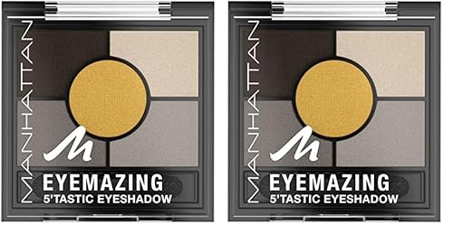 Manhattan Eyemazing 5'Tastic Eyeshadow 001 (Packung mit 2) von Manhattan