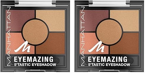 Manhattan Eyemazing 5'Tastic Eyeshadow 005 (Packung mit 2) von Manhattan