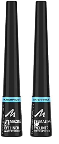 Manhattan Eyemazing Dip Eyeliner 001 WP (Packung mit 2) von Manhattan