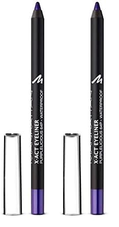 Manhattan X-Act Eyeliner Pen – Lila Eyelinerstift für den perfekten Lidstrich – Waterproof – Farbe Purplelicious 64P – 1 x 1g (Packung mit 2) von Manhattan