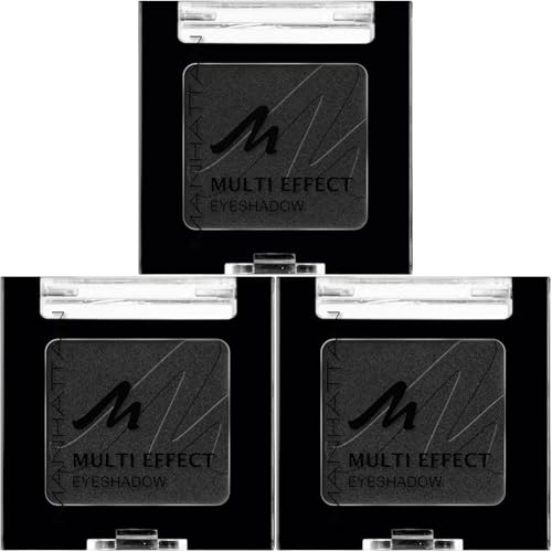 Multi Effect Eyeshadow Nr. 1010N Blackground 2 g (Packung mit 3) von Manhattan