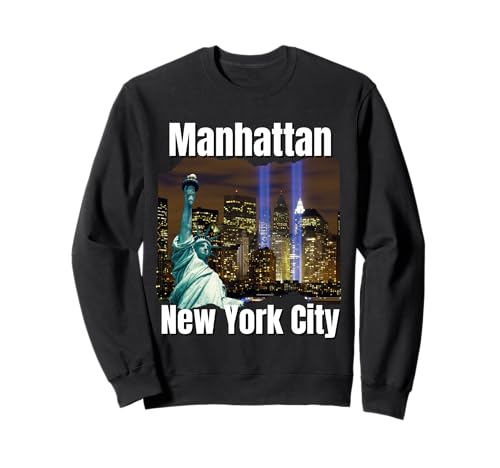 Manhattan New York City Freiheitsstatue Souvenir USA Männer Sweatshirt Manhattan New York City Freiheitsstatue Souvenir USA Männer Sweatshirt von Manhatten Native Pride New Yorker Man Women Kids