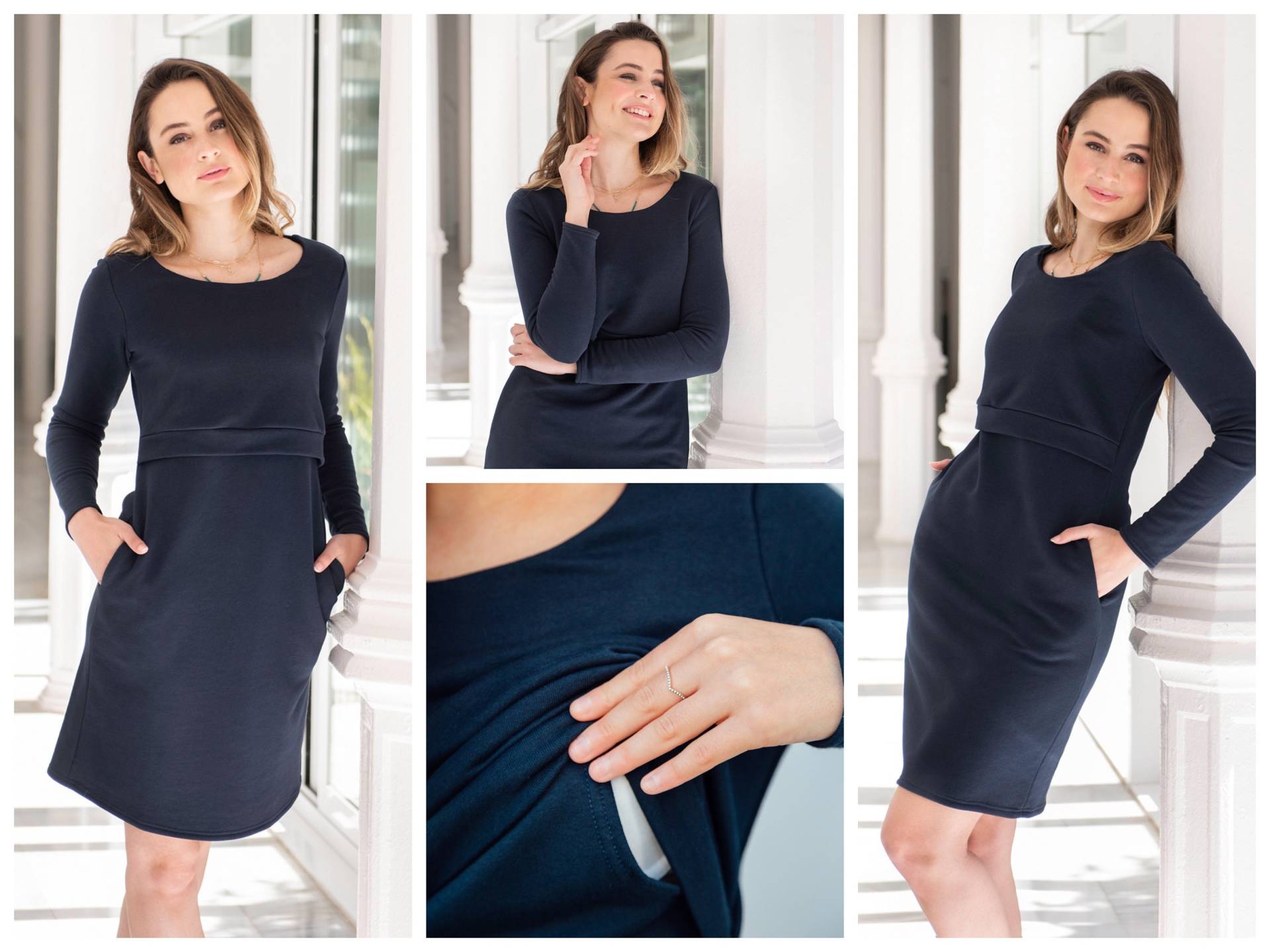 Mania Stillkleid Sari in Navy Mania Stillkleid Sari in Navy von ManiaNursing