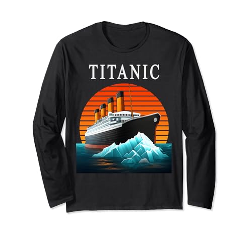 TITANIC FÜR KINDER, VINTAGE, 1912, GESCHICHTE, KOMMERN #14 Langarmshirt TITANIC FÜR KINDER, VINTAGE, 1912, GESCHICHTE, KOMMERN #14 Langarmshirt von Manic Merchant Titanic 1912 Tees