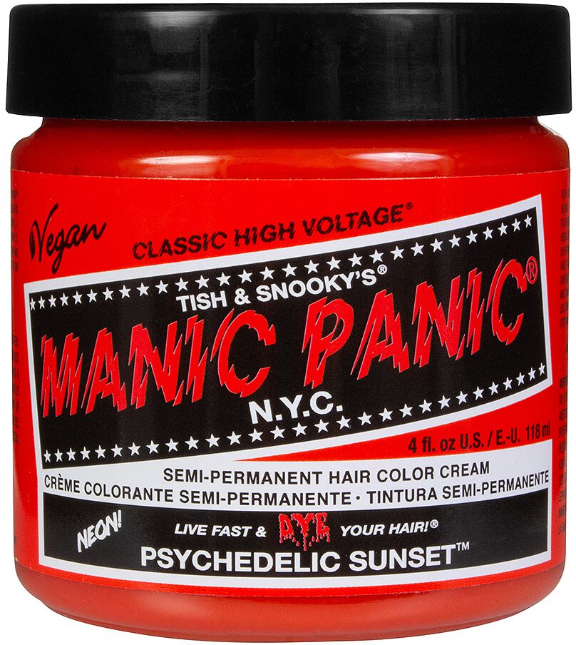 Manic Panic - Gothic Haar-Farben - Psychedelic Sunset - Classic - orange von Manic Panic