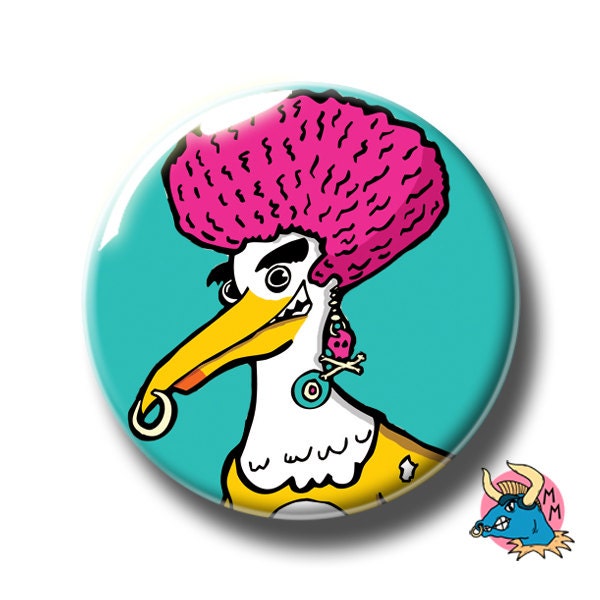Möwe Abzeichen. Brighton Möwe-Pin. Pin. Anstecker. Buttons. Kinder Geschenk. Childrens Stifte. Knöpfe von ManicMinotaur