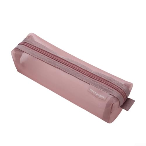 Nylon-Netz-Organizer-Tasche, leichtes Design für bequemes Tragen von Schreibwaren, rose von Manillefu