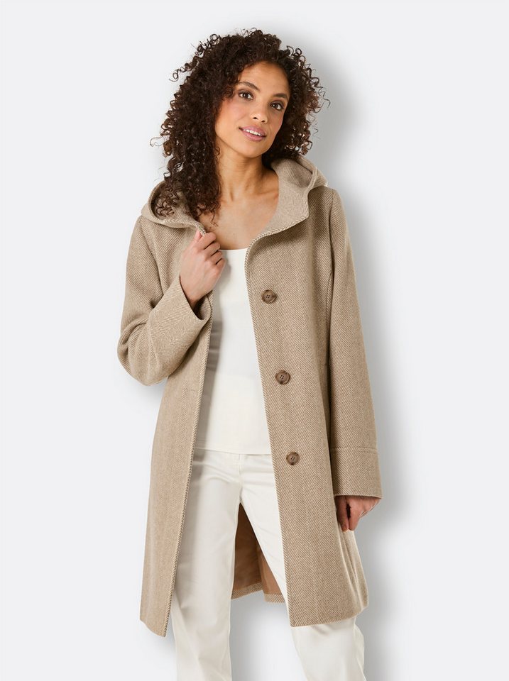 Manisa Allwetterjacke Wollmantel . von Manisa