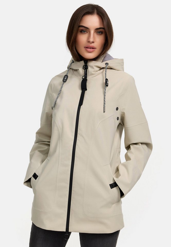Manisa Regenjacke mit abnehmbarer Kapuze von Manisa