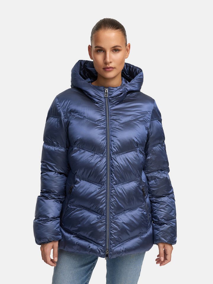 Manisa Winterjacke mit Stehkragen, Kapuze und elastischem Ärmelsaum von Manisa