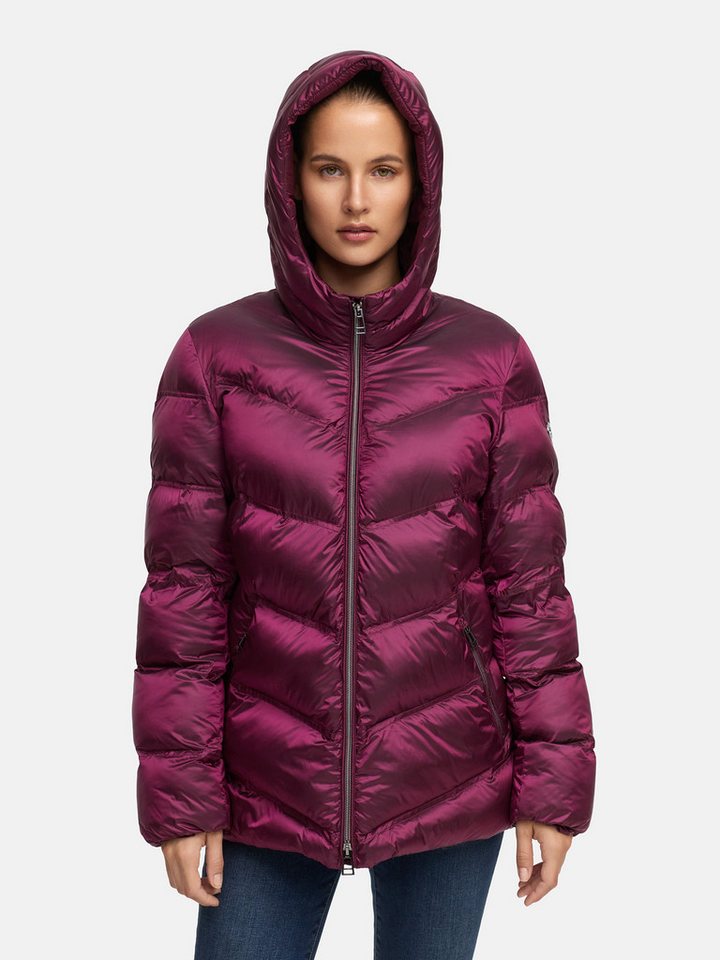 Manisa Winterjacke mit Stehkragen, Kapuze und elastischem Ärmelsaum von Manisa