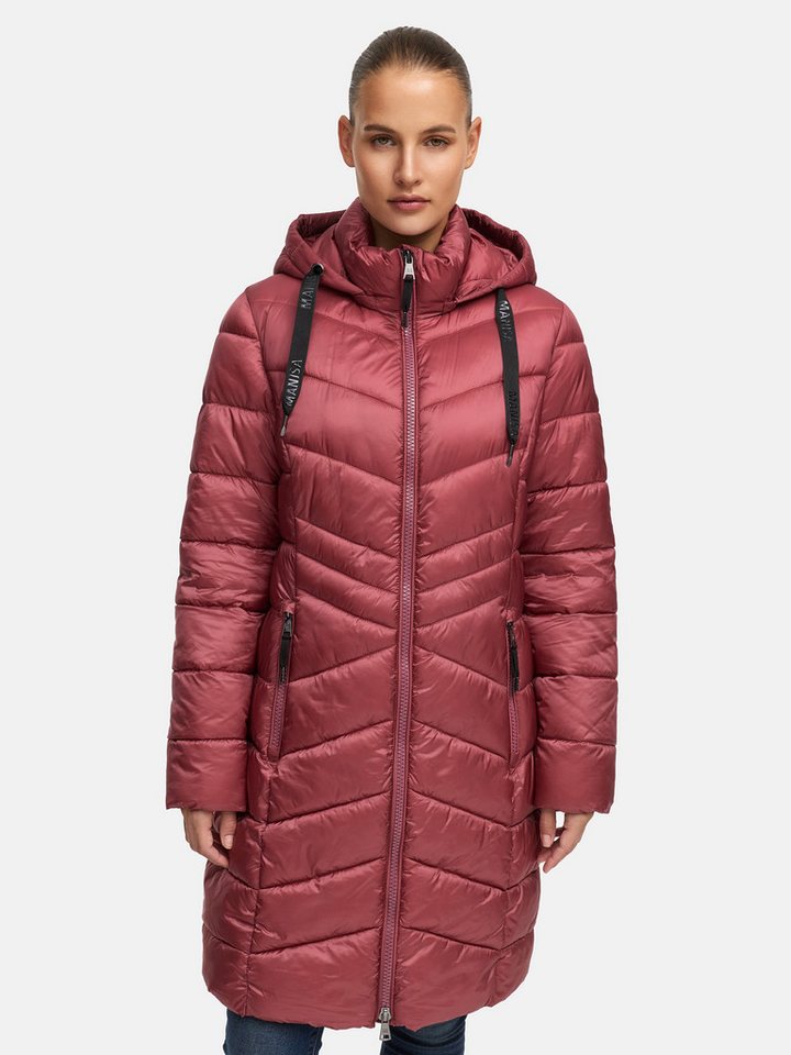 Manisa Steppmantel mit abnehmbarer Kapuze von Manisa