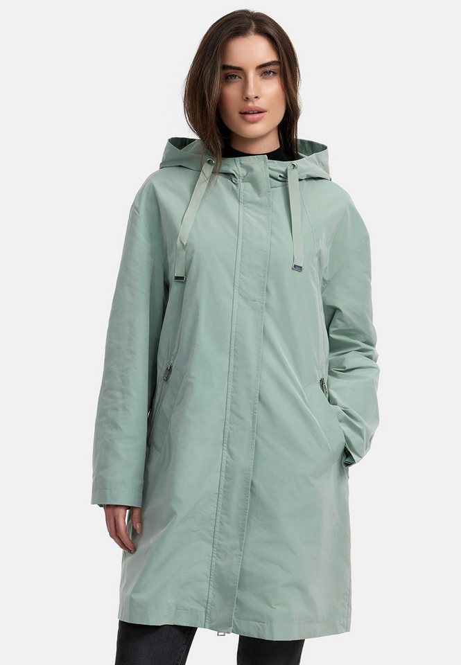 Manisa Kurzmantel mit Kapuze von Manisa