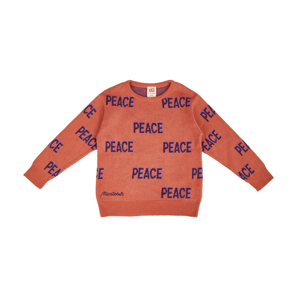 Manitober Kinder Peace Strick Pullover von Manitober