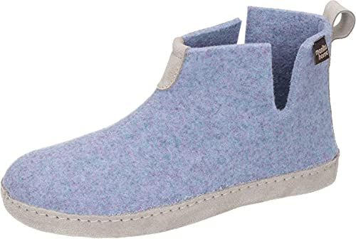 Manitu Home Damen 360000-51 Hausschuh, Blau (Himmel), 37 EU von Manitu