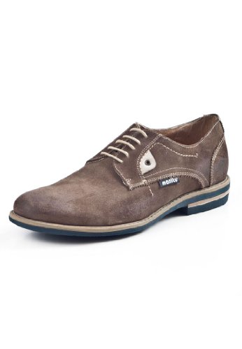 Manitu 650268, Herren Schnürhalbschuhe, Braun (Braun 2), EU 41 von Manitu