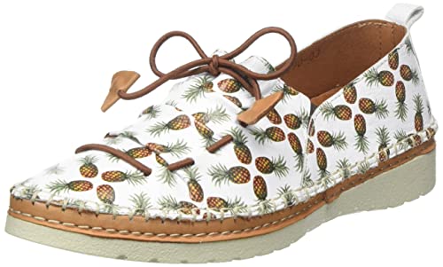 Manitu Damen 840090-03 Slipper, weiß, 39 EU von Manitu