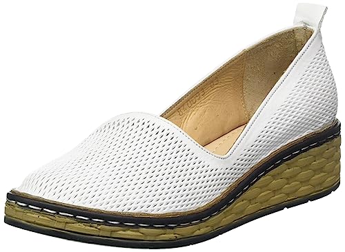 Manitu Damen 840093-03 Slipper, weiß, 35 EU von Manitu