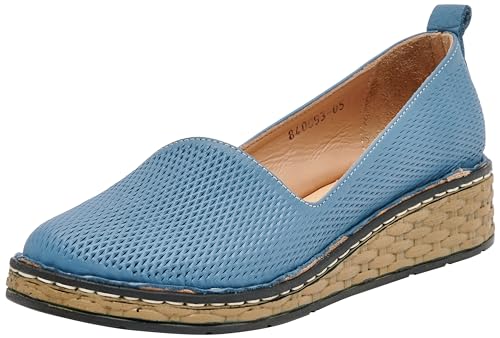 Manitu Damen 840093-05 Slipper, blau, 38 EU Manitu Damen 840093-05 Slipper, blau, 38 EU von Manitu