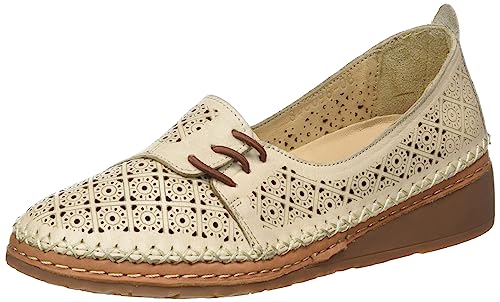 Manitu Damen 840096-08 Slipper, beige, 37 EU Manitu Damen 840096-08 Slipper, beige, 37 EU von Manitu
