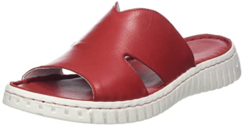 Manitu Damen 900078-04 Flacher Slipper, rot, 38 EU von Manitu