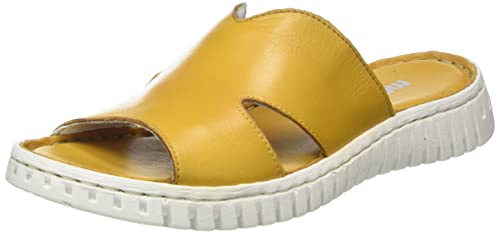 Manitu Damen 900078-06 Flacher Slipper, gelb, 36 EU von Manitu