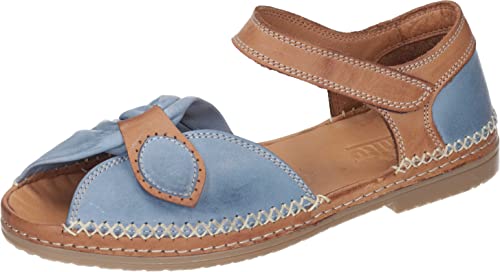 Manitu Damen 910006-51 Sandale, Blau, 43 EU von Dr. Brinkmann