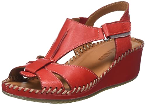 Manitu Damen 910157-04 Sandale, rot, 37 EU von Manitu