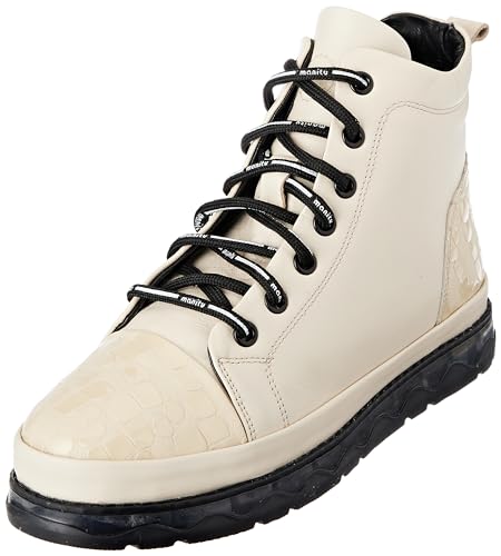 Manitu Damen 990356-81 Mode-Stiefel, Offwhite, 36 EU von Manitu