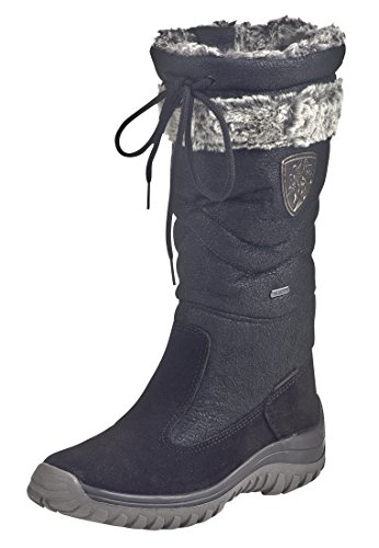 Manitu Damen 990745 Schneestiefel, Schwarz (schwarz), 36 EU von Manitu