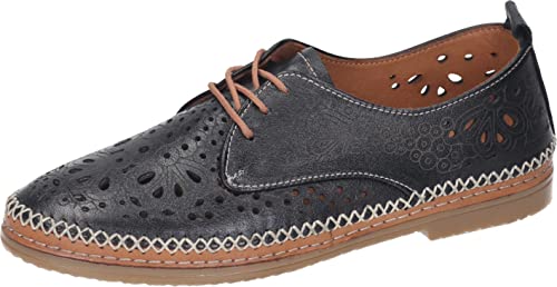 Manitu Damen Manitu - Veterschoenen voor dames Sneaker, Schwarz, 42 EU Manitu Damen Manitu - Veterschoenen voor dames Sneaker, Schwarz, 42 EU von Manitu