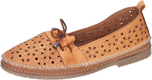 Manitu Damen Manitu-damen Slipper Sneaker, Orange, 38 EU von Dr. Brinkmann