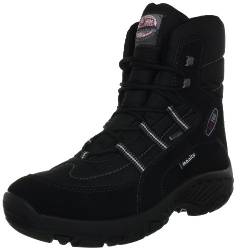 Manitu Herren Polartex Schneestiefel, Schwarz (schwarz 1) von Manitu