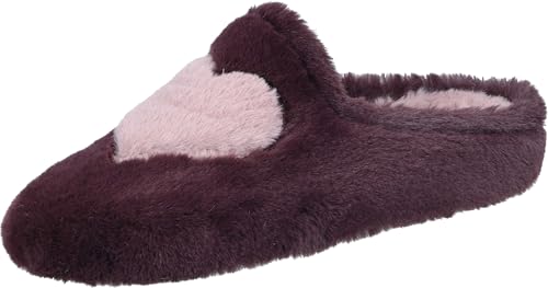 Manitu Home Damen 320220-41 Hausschuh, rot (41), 38 EU von Manitu