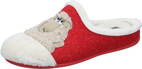 Manitu Home Damen 320280-04 Hausschuh, rot (4), 36 EU von Manitu