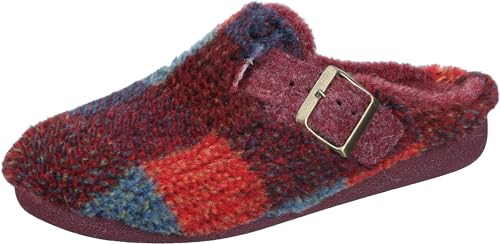 Manitu Home Damen 320285-41 Hausschuh, rot (41), 40 EU von Manitu