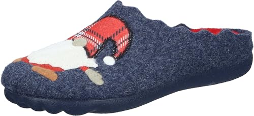 Manitu Home Damen 320288-05 Hausschuh, blau (5), 40 EU von Manitu