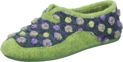 Manitu Home Damen 340097-05 Hausschuh, blau (5), 39 EU von Manitu