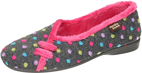 Manitu Damen Manitu-home Slippers Hausschuh, Pink, 41 EU Manitu Damen Manitu-home Slippers Hausschuh, Pink, 41 EU von Manitu