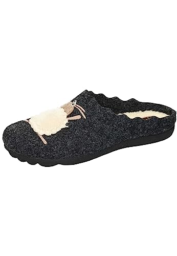 Manitu Damen Manitu-home Slippers Hausschuh, Schwarz, 41 EU Manitu Damen Manitu-home Slippers Hausschuh, Schwarz, 41 EU von Manitu