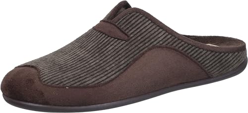 Manitu Home Herren 220078-02 Hausschuh, braun (2), 40 EU von Manitu