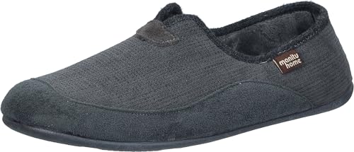 Manitu Home Herren 240045-09 Hausschuh, grau, 46 EU von Manitu