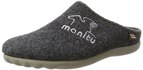 Manitu Home Herren 220247 Pantoffeln, Grau (Anthrazit) Manitu Home Herren 220247 Pantoffeln, Grau (Anthrazit) von Manitu