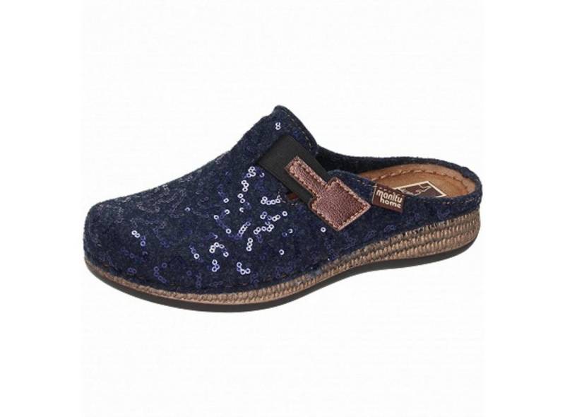 Manitu MANITU HOME Damen Hausschuh Pailletten EUR 40 Hausschuh von Manitu