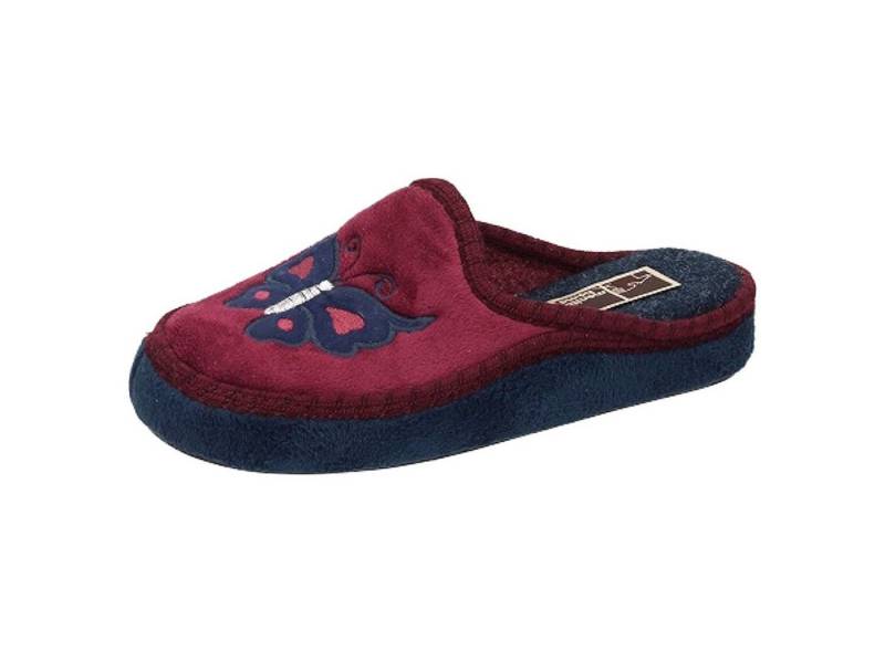 Manitu MANITU HOME Damen Hausschuhe EUR 42 rot Hausschuh von Manitu