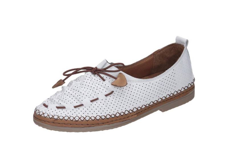 Manitu MANITU Leder Damen Halbschuh EUR 43 weiß Slipper von Manitu