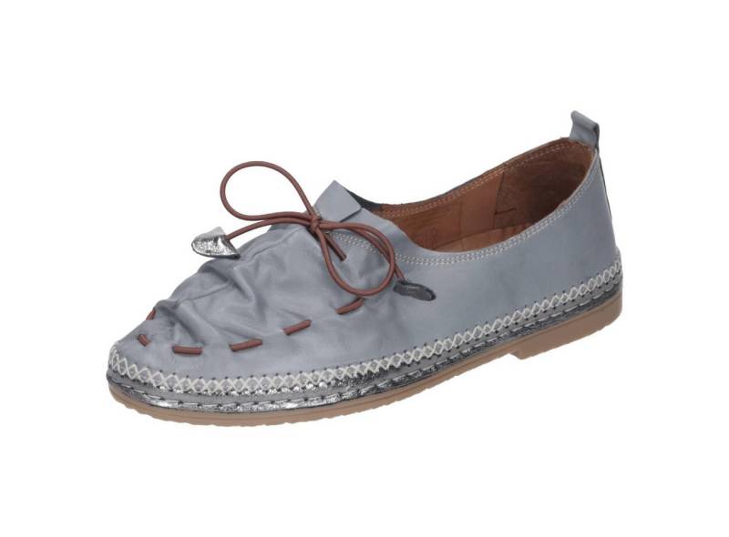 Manitu MANITU Leder Damen Halbschuh EUR 41 grau Slipper von Manitu