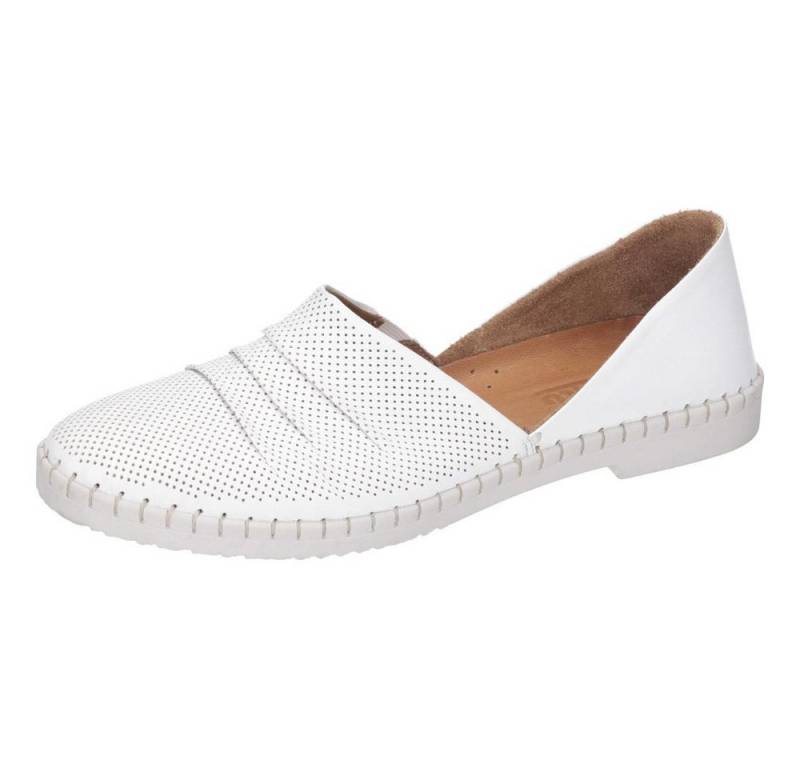 Manitu Manitu Damen Halbschuh Leder EUR 39 weiß Slipper von Manitu