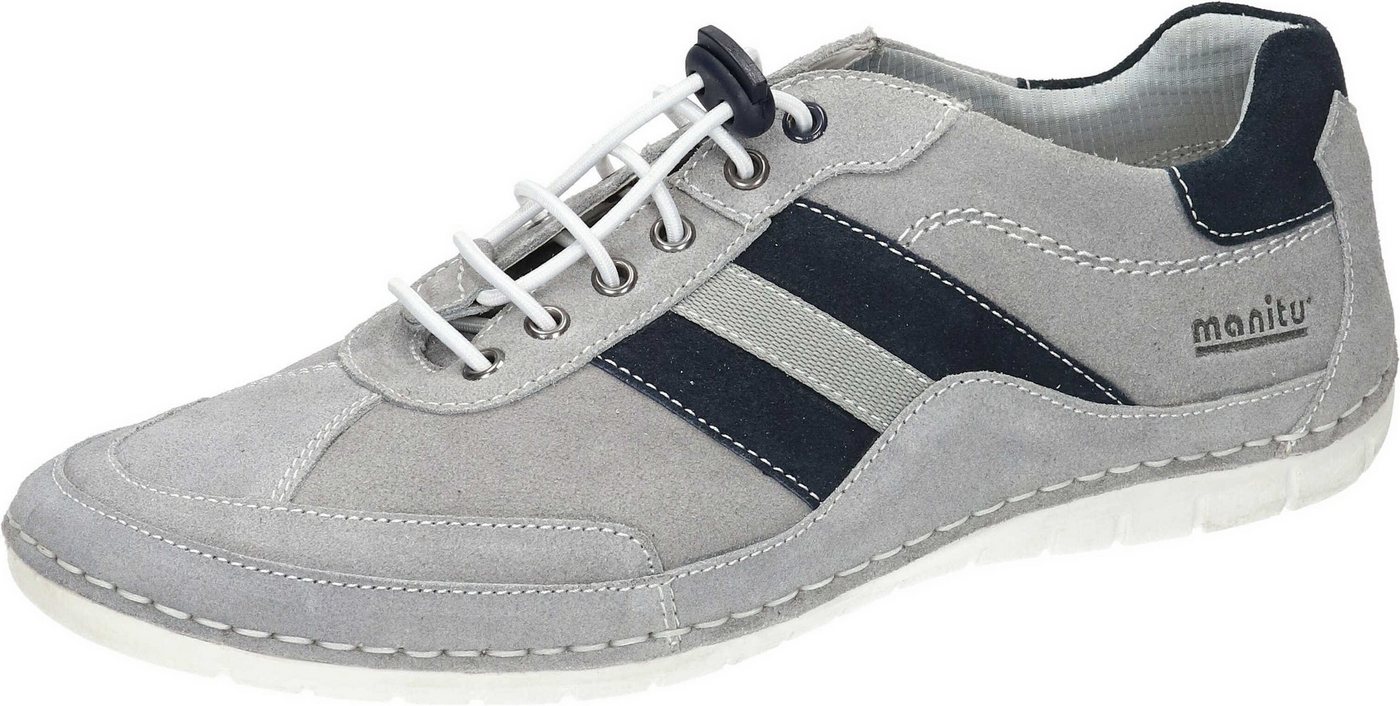 Manitu Slipper Schnürschuh aus Textil von Manitu