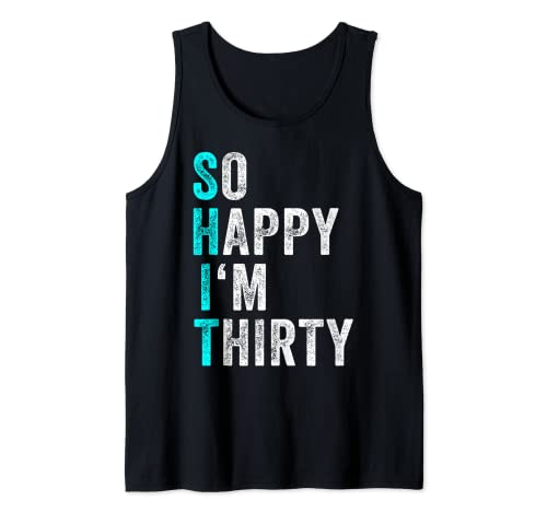 Geschenk 30. Geburtstag Lustig Damen Herren 30 Jahre Tank Top Geschenk 30. Geburtstag Lustig Damen Herren 30 Jahre Tank Top von Mann 30. Geburtstag 30 Jahre Witz Geschenke Frau
